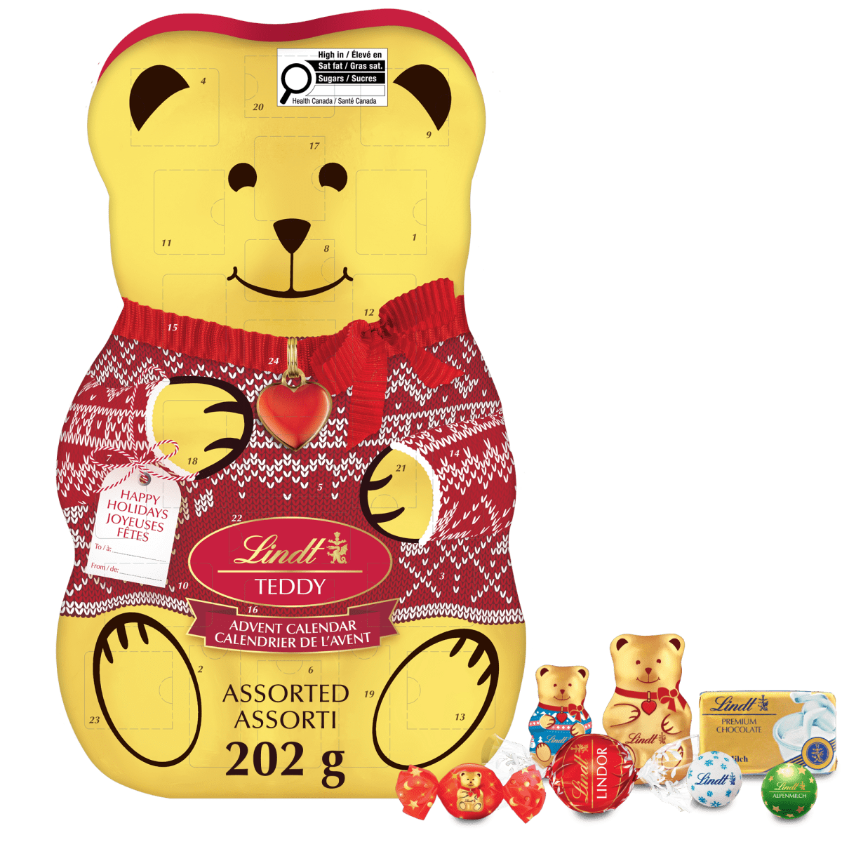 Lindt — Lindt TEDDY 3D Chocolate Advent Calendar